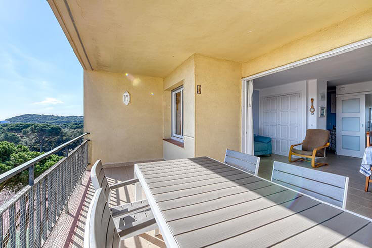 Apartamento 2 dormitorios con Piscina, Vistas al mar, Wifi, Parking y jardín en Calella de Palafrugell - Alquiler Vacacional - Turístico