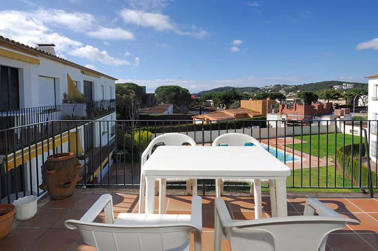 Apartamento 3 dormitorios con Piscina, Parking y jardín en Llafranc - Alquiler Temporada