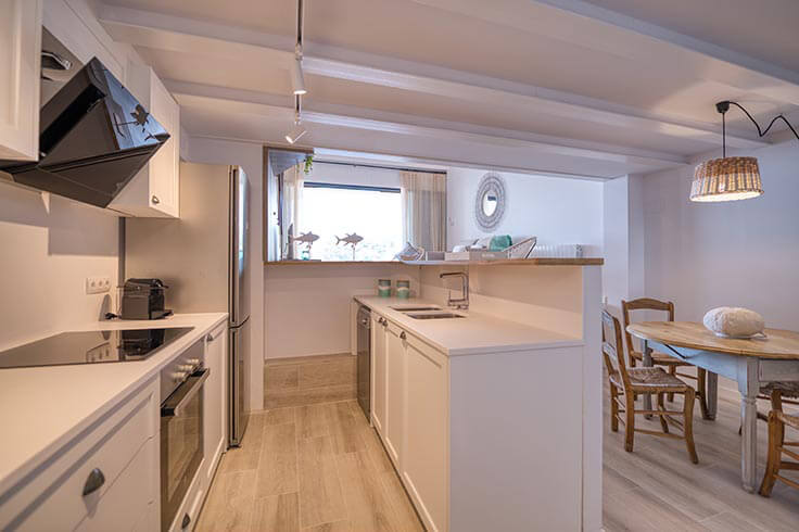 Loft 1 dormitorio con Vistas al mar, Aire acondicionado, Wifi y Parking en Calella de Palafrugell - Alquiler Vacacional - Turístico