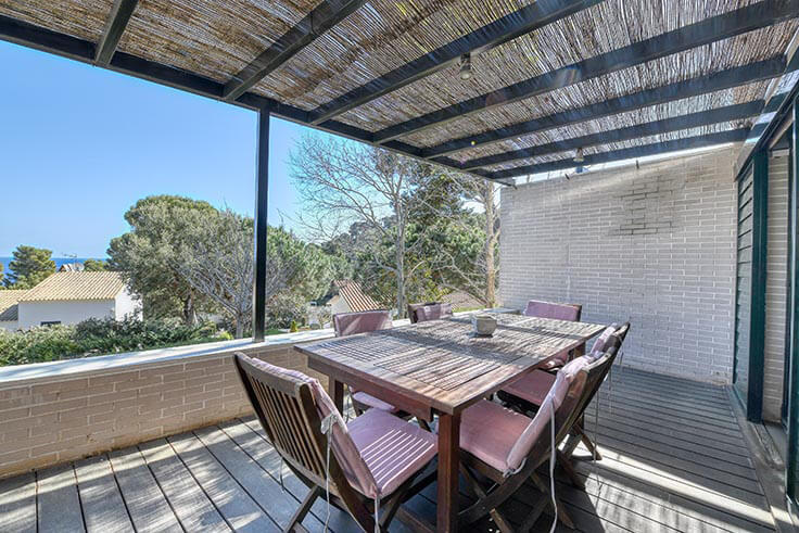 Casa adosada 3 dormitorios con Piscina, Aire acondicionado, Parking y jardín en Calella de Palafrugell - Alquiler Temporada