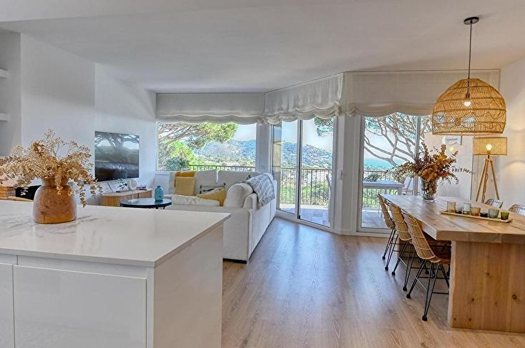 Apartamento 4 dormitorios con Piscina, Vistas al mar, Parking y jardín en Calella de Palafrugell - Alquiler Temporada