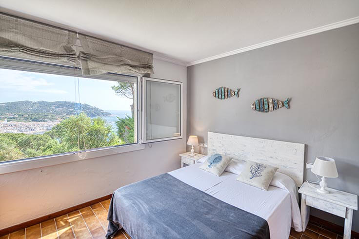 Apartamento 3 dormitorios con Piscina, Vistas al mar, Wifi, Parking y jardín en Calella de Palafrugell - Alquiler Vacacional - Turístico