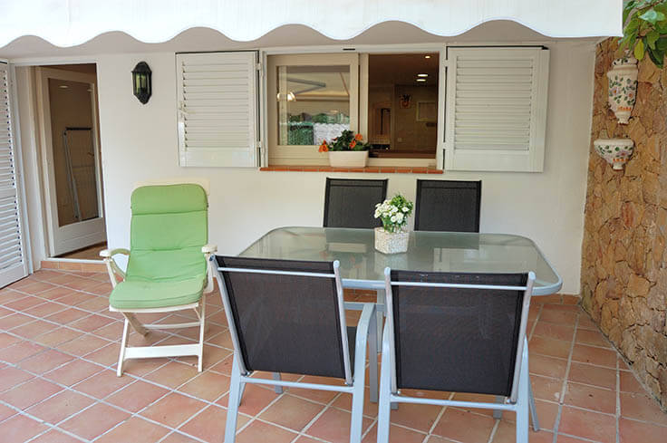 Apartamento 1 dormitorio con jardín en Tamariu - Alquiler Temporada