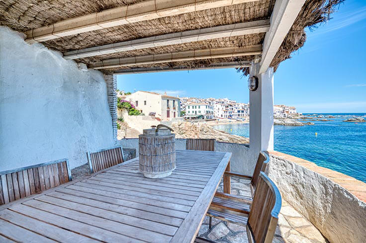 Casa 4 dormitoris amb Vistes al mar, Wifi i Pàrquing a Calella de Palafrugell - Lloguer Vacacional - Turístic
