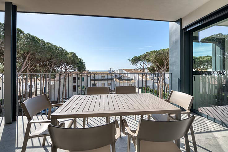 Apartament 3 dormitoris amb Aire condicionat i Pàrquing a Calella de Palafrugell - Lloguer Temporada
