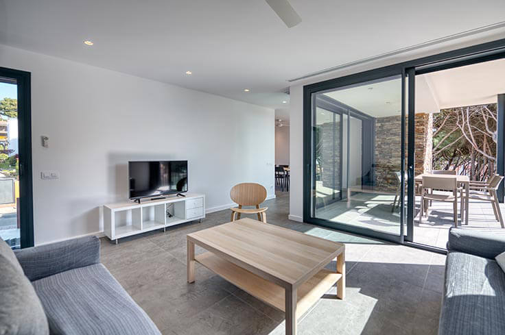 Apartament 3 dormitoris amb Aire condicionat i Pàrquing a Calella de Palafrugell - Lloguer Temporada