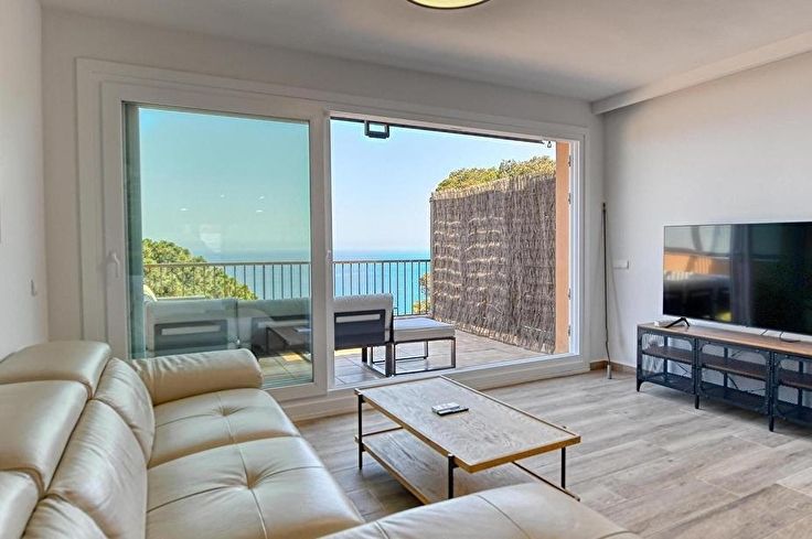 Apartament 3 dormitoris amb Vistes al mar, Aire condicionat i Wifi a Llafranc - Lloguer Temporada