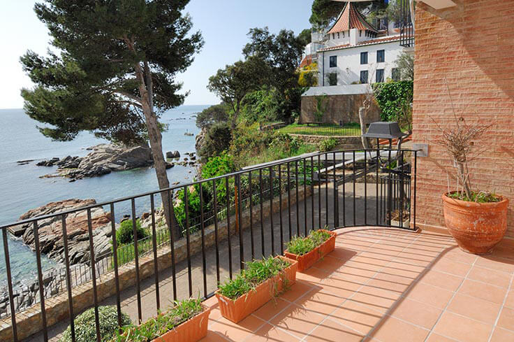 Casa de poble 4 dormitoris amb Vistes al mar a Calella de Palafrugell - Lloguer Temporada