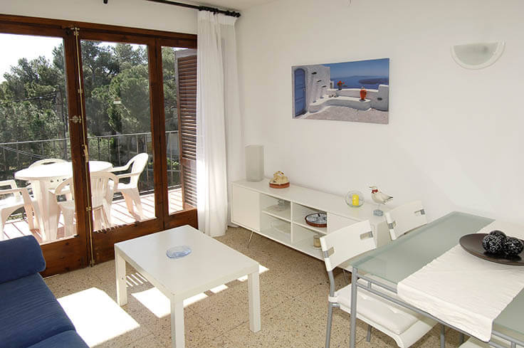 Apartament 2 dormitoris amb Piscina, Wifi i jardí a Calella de Palafrugell - Lloguer Temporada