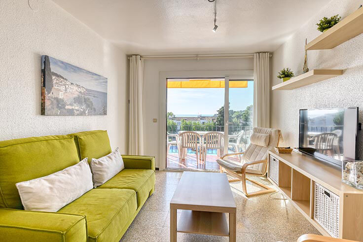 Apartament 2 dormitoris amb Piscina, Vistes al mar i Wifi a Calella de Palafrugell - Lloguer Vacacional - Turístic