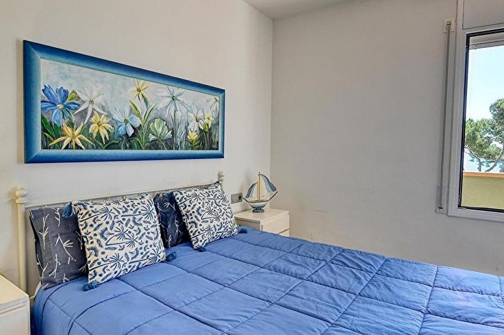 Apartament 3 dormitoris amb Piscina, Vistes al mar, Aire condicionat, Pàrquing i jardí a Calella de Palafrugell - Lloguer Vacacional - Turístic