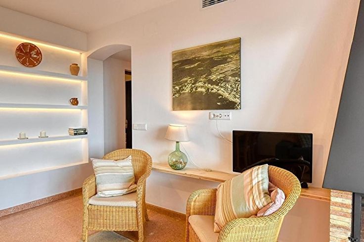 Apartament 2 dormitoris amb Piscina, Vistes al mar, Aire condicionat, Wifi, Pàrquing i jardí a Calella de Palafrugell - Lloguer Vacacional - Turístic