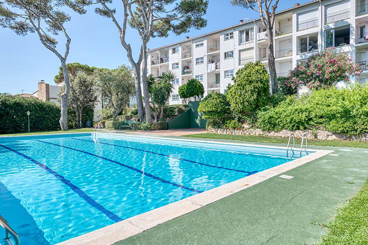 Apartament 2 dormitoris amb Piscina, Vistes al mar i jardí a Calella de Palafrugell - Lloguer Vacacional - Turístic