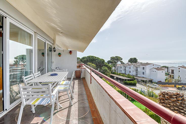 Apartament 2 dormitoris amb Piscina, Vistes al mar, Wifi i jardí a Calella de Palafrugell - Lloguer Vacacional - Turístic