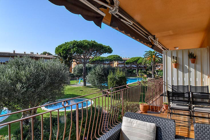 Apartament 2 dormitoris amb Piscina, Wifi, Pàrquing i jardí a Calella de Palafrugell - Lloguer Vacacional - Turístic
