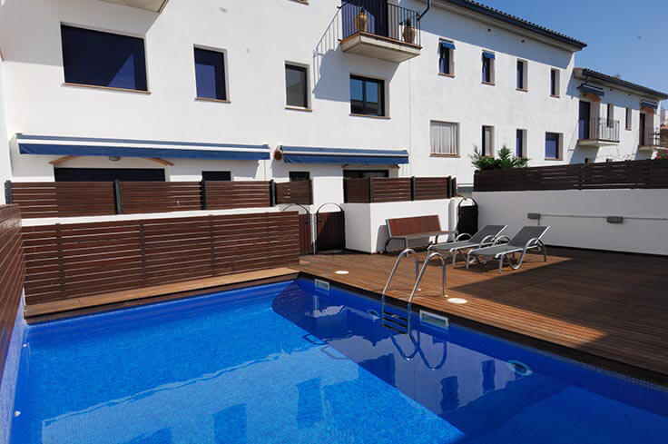 Apartament 3 dormitoris amb Piscina, Vistes al mar i Pàrquing a Calella de Palafrugell - Lloguer Temporada