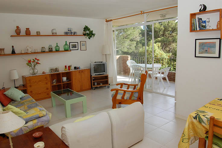 Apartament 2 dormitoris amb Piscina, Pàrquing i jardí a Tamariu - Lloguer Temporada