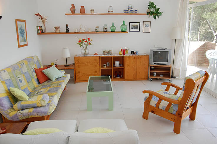 Apartament 2 dormitoris amb Piscina, Pàrquing i jardí a Tamariu - Lloguer Temporada