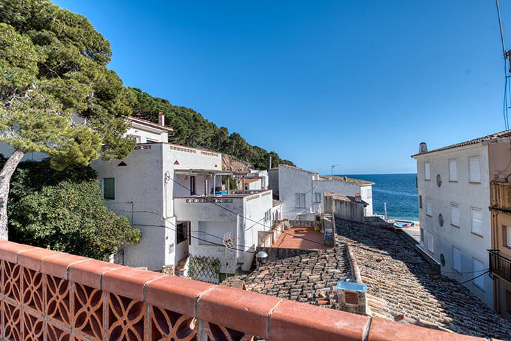 Pis 3 dormitoris amb Vistes al mar a Tamariu - Lloguer Temporada