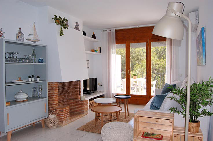 Apartament 3 dormitoris amb Piscina, Wifi, Pàrquing i jardí a Tamariu - Lloguer Temporada