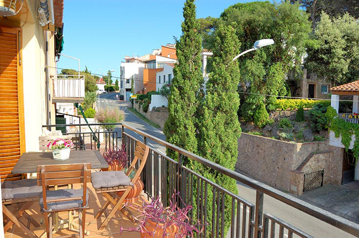 Apartament 2 dormitoris amb Vistes al mar i Pàrquing a Tamariu - Lloguer Temporada