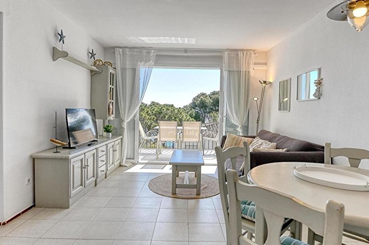 Apartament 1 dormitori amb Vistes al mar, Wifi, Pàrquing i jardí a Calella de Palafrugell - Lloguer Vacacional - Turístic