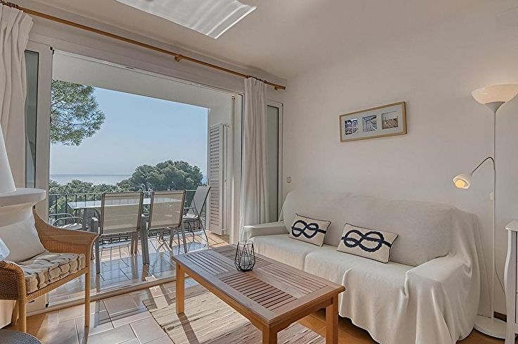 Apartament 1 dormitori amb Vistes al mar, Wifi, Pàrquing i jardí a Calella de Palafrugell - Lloguer Vacacional - Turístic