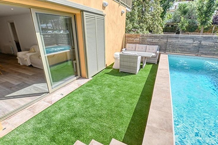 Appartement 2 chambres avec Piscine, Wifi et jardin à Llafranc - Location Saison