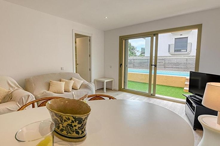 Appartement 2 chambres avec Piscine, Wifi et jardin à Llafranc - Location Saison