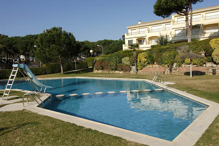 Appartement 3 chambres avec Piscine, Parking et jardin à Calella de Palafrugell - Location Saison