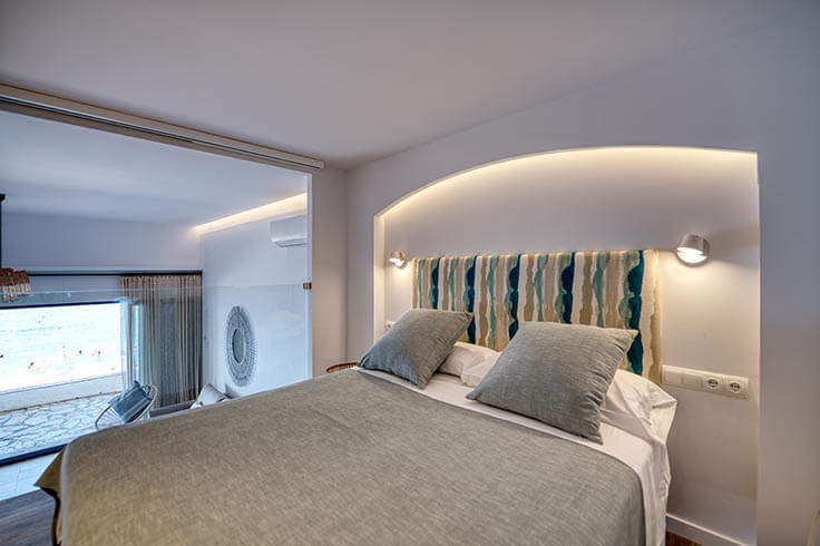 Grenier 1 chambre à coucher avec Vues à la mer, Air conditionné, Wifi et Parking à Calella de Palafrugell - Location Vacances - Touristique