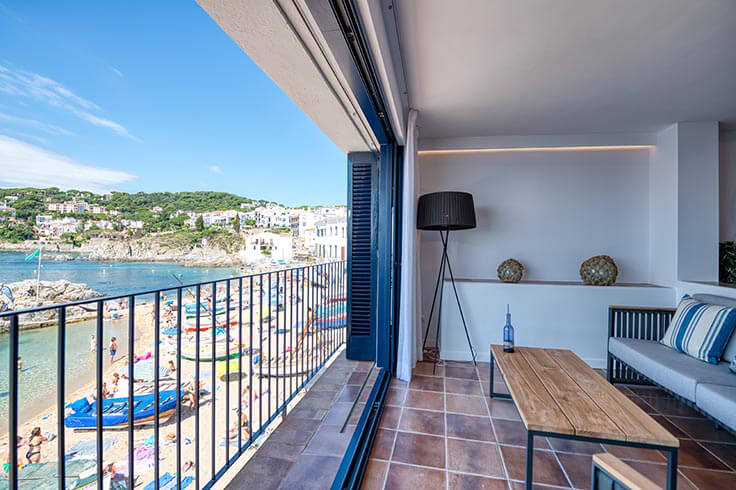 Appartement 3 chambres avec Vues à la mer, Air conditionné, Wifi et Parking à Calella de Palafrugell - Location Vacances - Touristique