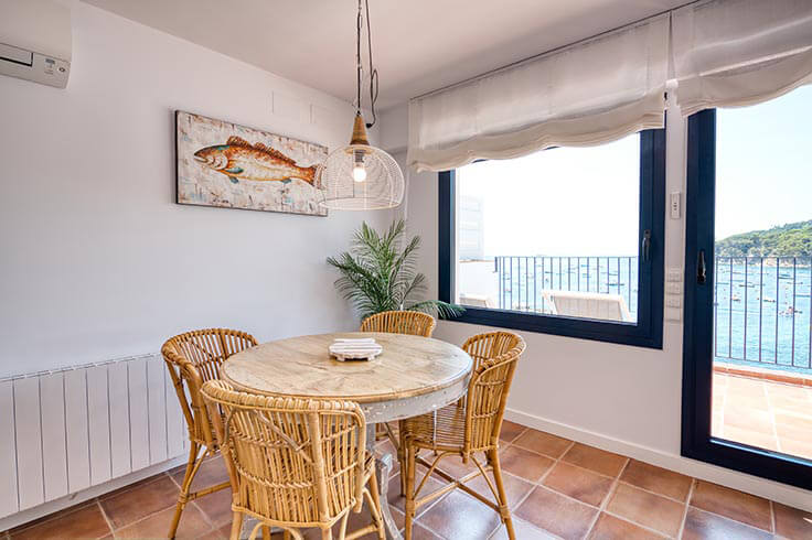 Attique 1 chambre à coucher avec Vues à la mer, Wifi et Parking à Calella de Palafrugell - Location Vacances - Touristique