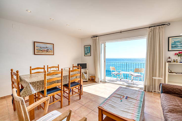 Appartement 3 chambres avec Vues à la mer et Parking à Calella de Palafrugell - Location Saison