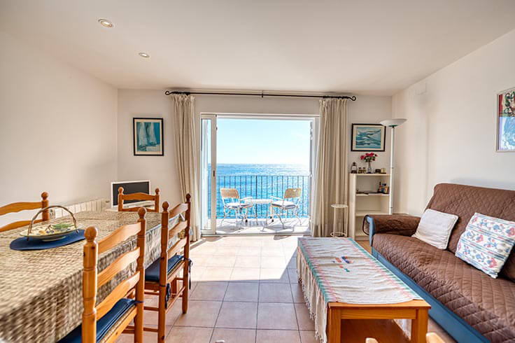 Appartement 3 chambres avec Vues à la mer et Parking à Tamariu - Location Saison