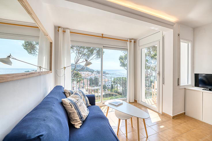 Appartement 2 chambres avec Piscine, Vues à la mer et jardin à Calella de Palafrugell - Location Vacances - Touristique