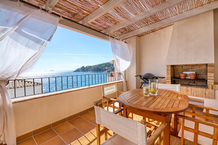 Attique 2 chambres avec Vues à la mer à Calella de Palafrugell - Location Vacances - Touristique