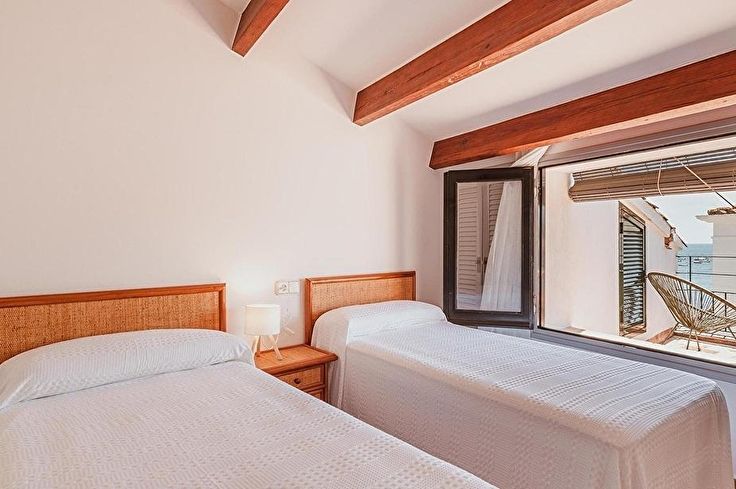 Attique 1 chambre à coucher avec Vues à la mer à Calella de Palafrugell - Location Vacances - Touristique