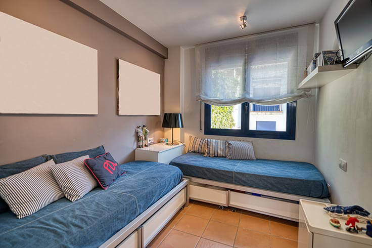 Appartement 3 chambres avec Piscine, Vues à la mer et Parking à Calella de Palafrugell - Location Saison