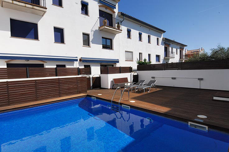 Appartement 3 chambres avec Piscine, Air conditionné, Wifi et Parking à Calella de Palafrugell - Location Saison