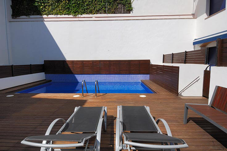 Appartement 3 chambres avec Piscine, Air conditionné, Wifi et Parking à Calella de Palafrugell - Location Saison