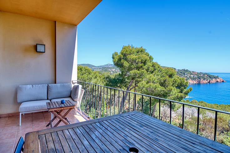 Appartement 1 chambre à coucher avec Vues à la mer, Wifi, Parking et jardin à Tamariu - Location Vacances - Touristique