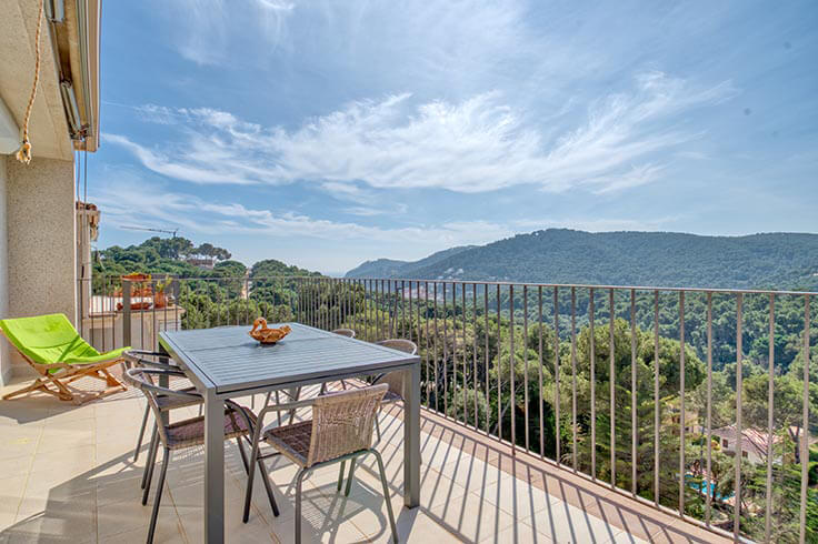 Appartement 1 chambre à coucher avec Piscine, Vues à la mer, Parking et jardin à Tamariu - Location Vacances - Touristique