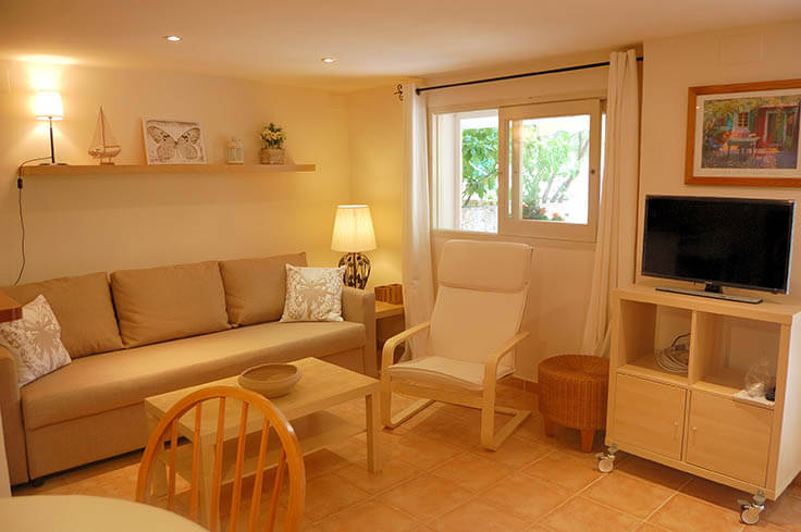 Appartement 1 chambre à coucher avec jardin à Tamariu - Location Saison