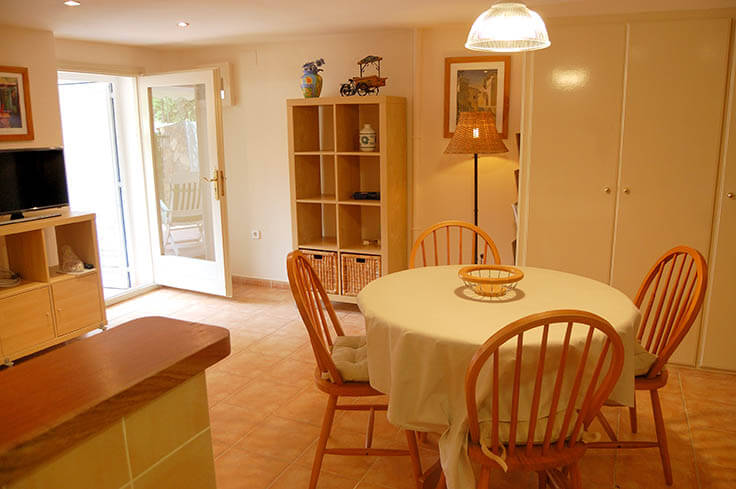 Appartement 1 chambre à coucher avec jardin à Tamariu - Location Saison