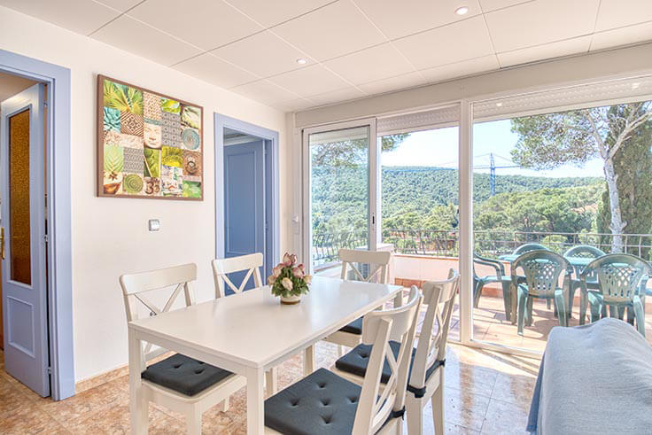 Attique 2 chambres avec Vues à la mer, Wifi et Parking à Tamariu - Location Saison