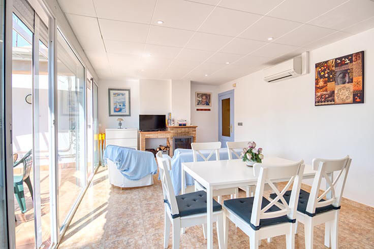 Attique 2 chambres avec Vues à la mer, Wifi et Parking à Tamariu - Location Saison