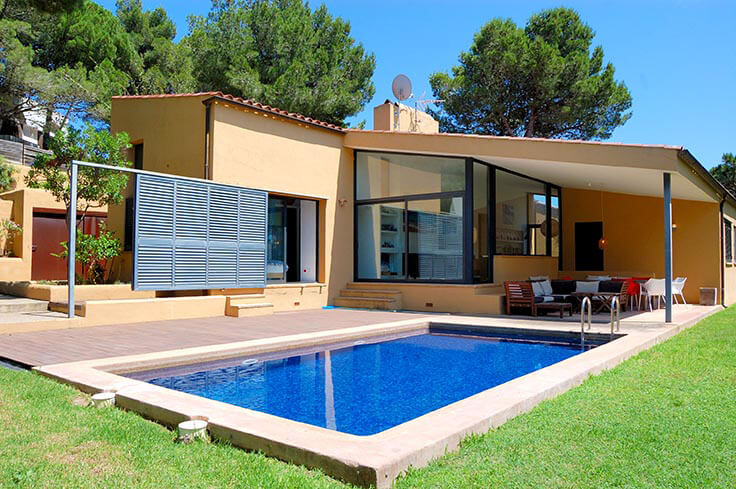 Maison individuelle 4 chambres avec Piscine, Wifi, Barbecue et jardin à Tamariu - Location Vacances - Touristique