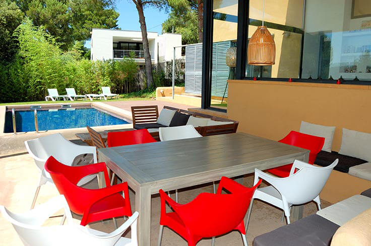 Maison individuelle 4 chambres avec Piscine, Wifi, Barbecue et jardin à Tamariu - Location Vacances - Touristique