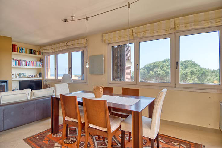 Appartement 3 chambres avec Piscine, Vues à la mer, Parking et jardin à Tamariu - Location Saison